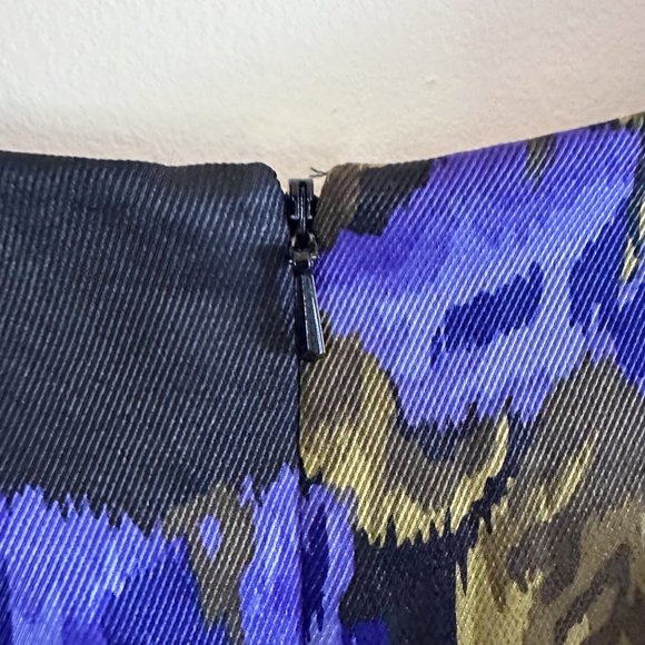 Becky & Max Black and Purple Floral Dress | 8 - Picture 4 of 8